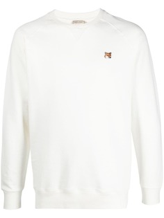 Maison Kitsuné толстовка с вышивкой