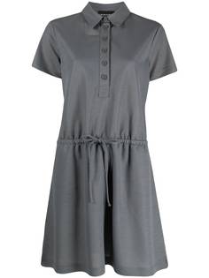 Emporio Armani платье-рубашка с воротником поло