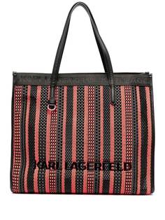 Karl Lagerfeld плетеная сумка-тоут K/Skuare