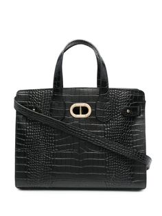 Dee Ocleppo сумка-тоут с тиснением под крокодила