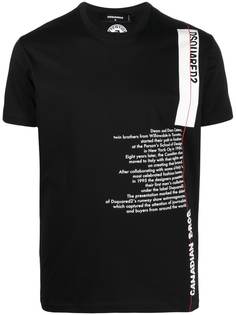 Dsquared2 футболка с надписью