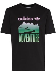 adidas футболка с графичным принтом