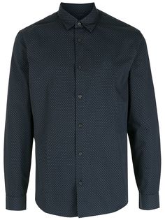 Armani Exchange рубашка с длинными рукавами и узором