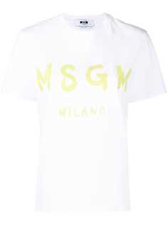 MSGM футболка с логотипом