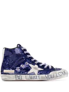 Golden Goose кеды с пайетками