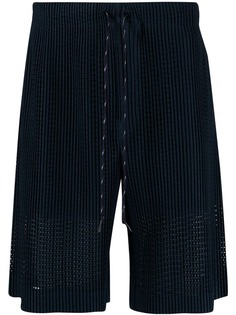Homme Plissé Issey Miyake плиссированные шорты с кулиской