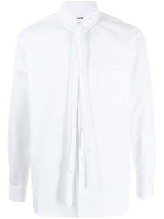 Comme Des Garçons Shirt рубашка с завязками на воротнике