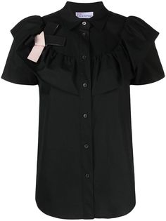 RED Valentino рубашка с оборками