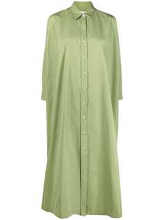 Jil Sander платье-рубашка с разрезами