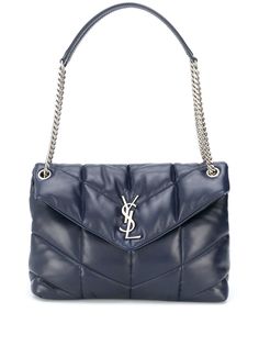 Saint Laurent дутая сумка на плечо Loulou
