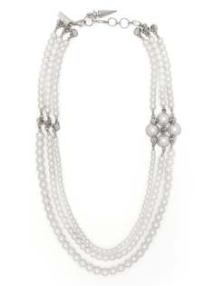 Junya Watanabe колье с искусственным жемчугом