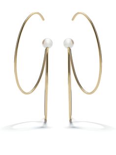 TASAKI серьги Nacreous из желтого золота с жемчугом