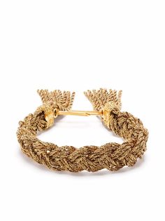 Aurelie Bidermann плетеный браслет Miki