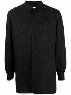Saint Laurent жаккардовая рубашка с узором