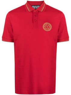 Versace Jeans Couture рубашка поло с логотипом