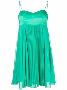 Pinko шифоновое платье с плиссировкой