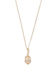 Aurelie Bidermann колье Beetle из желтого золота с бриллиантами