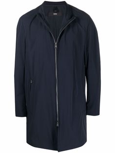 Boss Hugo Boss пальто на молнии с воротником-стойкой