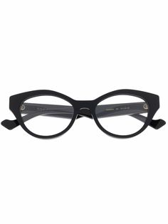 Gucci Eyewear очки в оправе кошачий глаз с логотипом GG