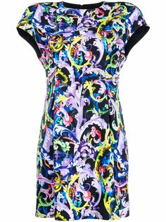 Versace платье мини Baroccoflage