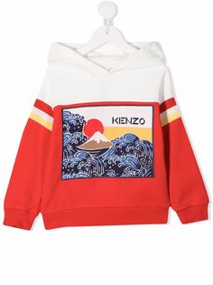 Kenzo Kids худи с нашивкой-логотипом