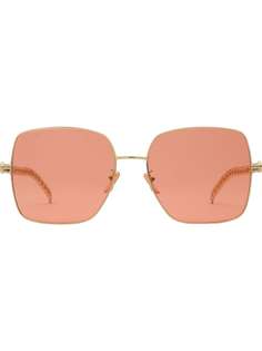 Gucci Eyewear солнцезащитные очки в квадратной оправе