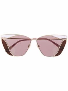 Chloé Eyewear солнцезащитные очки Gemma в массивной оправе