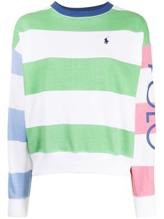 Polo Ralph Lauren полосатая толстовка с логотипом Polo Pony