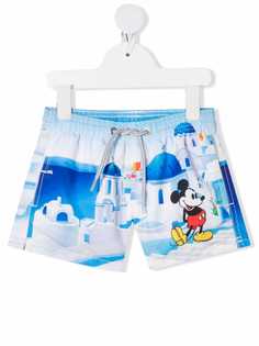 Mc2 Saint Barth Kids плавки-шорты с принтом Mickey Mouse