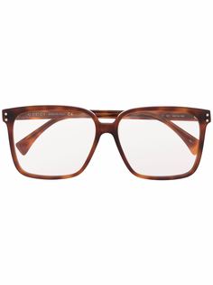 Gucci Eyewear очки в массивной квадратной оправе