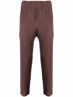Homme Plissé Issey Miyake укороченные плиссированные брюки