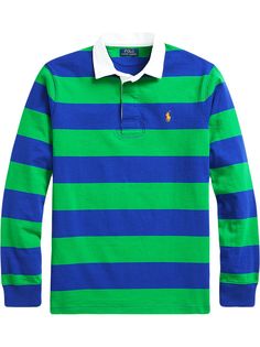 Polo Ralph Lauren рубашка-регби в полоску