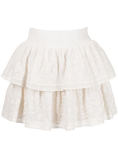 Alice+Olivia мини-юбка Jojo со сборками