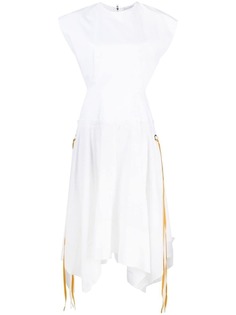 JW Anderson cap-sleeve drawstring dress