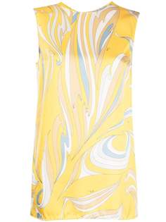 Emilio Pucci блузка Vortici без рукавов