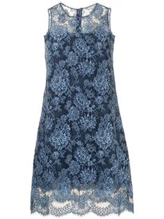 Ermanno Scervino кружевное платье без рукавов