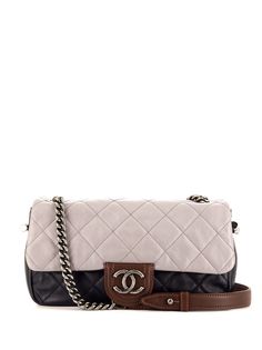 Chanel Pre-Owned стеганая сумка на плечо Timeless
