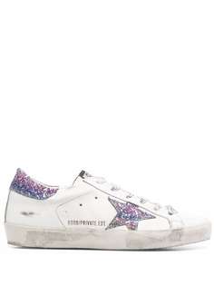 Golden Goose кеды Super-Star с блестками