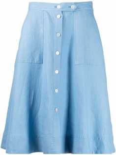 Polo Ralph Lauren расклешенная юбка А-силуэта