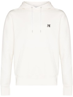 Maison Kitsuné logo-appliqué hoodie