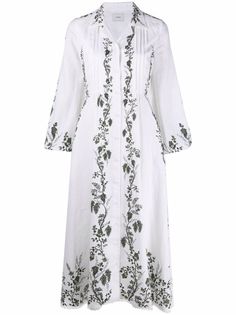 Erdem Kendrick wild-fern shirt dress