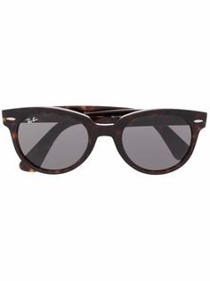 Ray-Ban солнцезащитные очки Orion в круглой оправе черепаховой расцветки