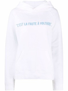 Zadig&Voltaire худи с длинными рукавами и фотопринтом