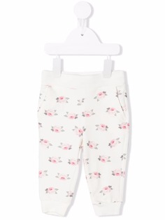 Monnalisa rose print tracksuit bottoms
