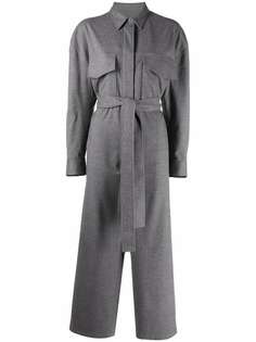 MM6 Maison Margiela belted cropped-leg jumpsuit