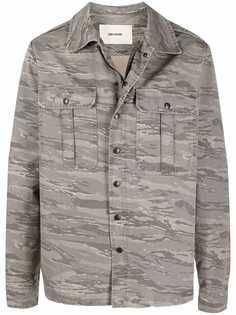 Zadig&Voltaire куртка-рубашка Bertie с камуфляжным принтом