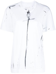 Givenchy футболка с графичным принтом