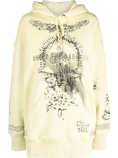 Givenchy худи оверсайз с принтом