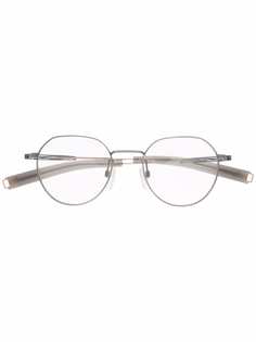 Dita Eyewear metallic round glasses