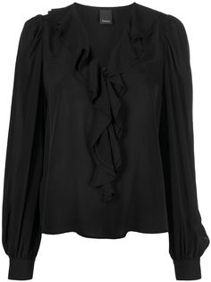 Pinko блузка с оборками